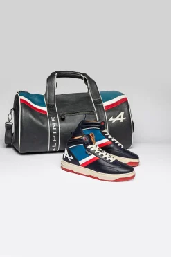 Baskets En Cuir Homme Alpine A424 Alpine Navy