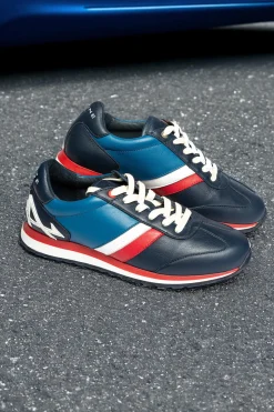Baskets En Cuir Homme Alpine Berlinette Royal Blue
