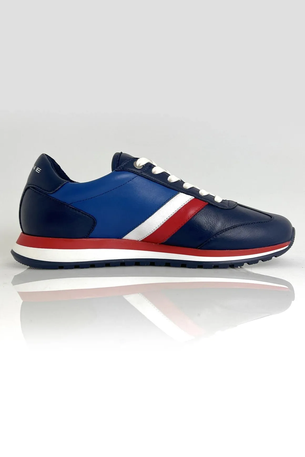 Baskets En Cuir Homme Alpine Berlinette Royal Blue