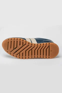 Baskets En Cuir Homme Carroll Shelby Hall Navy