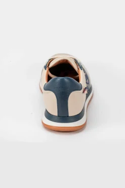 Baskets En Cuir Homme Carroll Shelby Hall Ecru