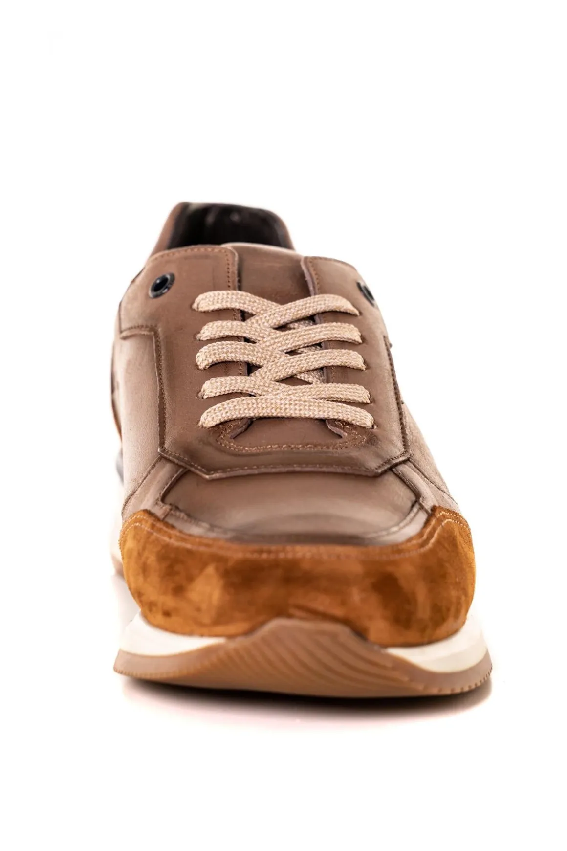 Baskets En Cuir Homme Le Formier Marius Camel
