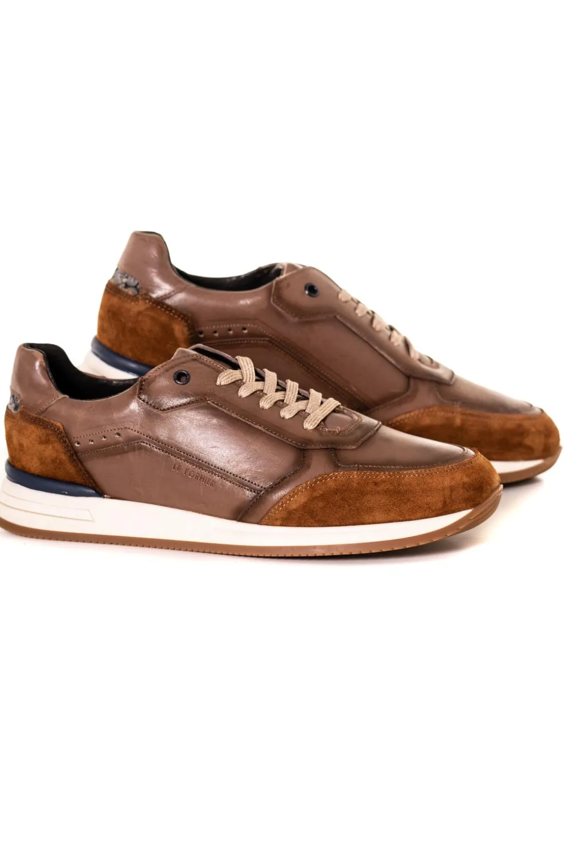 Baskets En Cuir Homme Le Formier Marius Camel