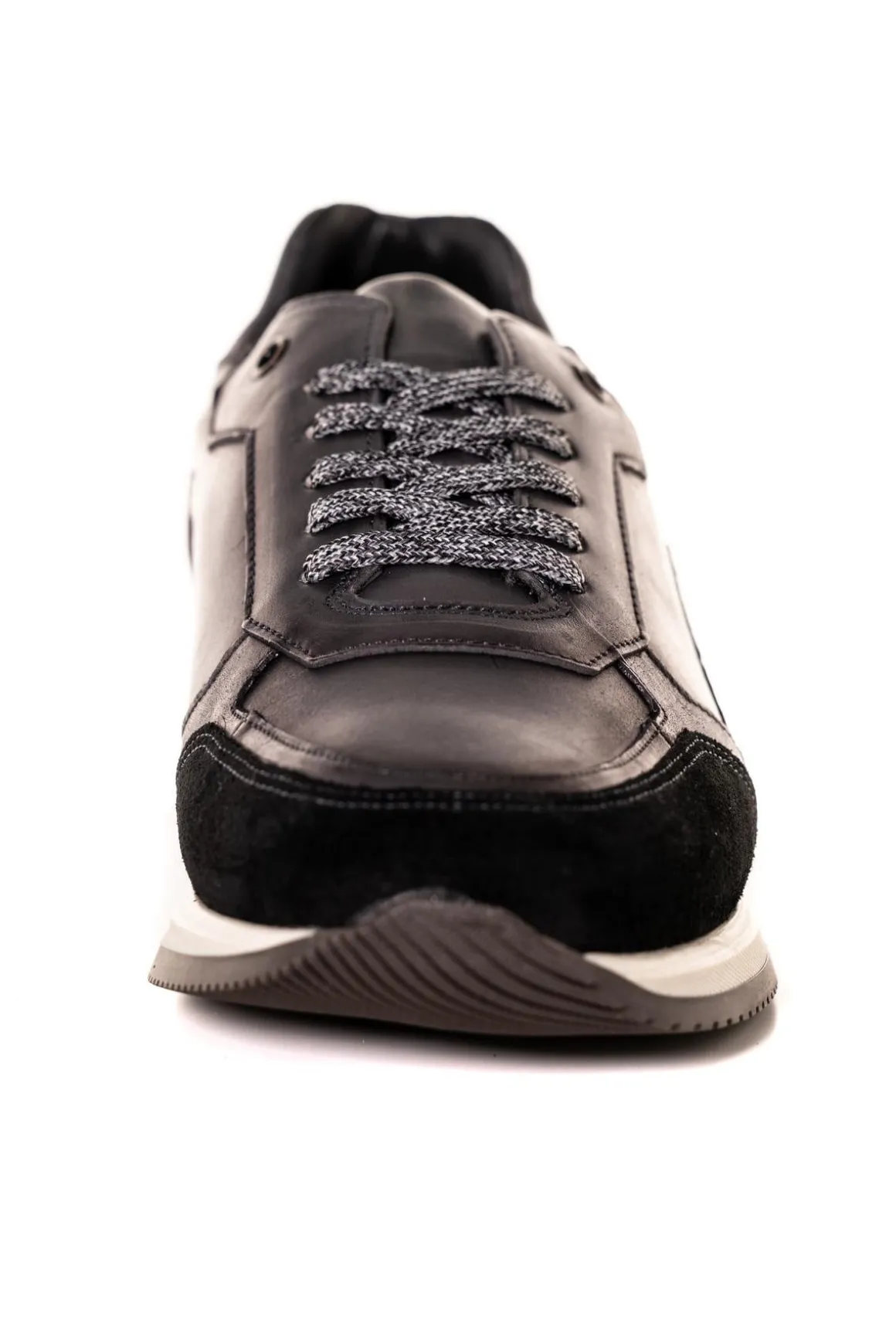 Baskets En Cuir Homme Le Formier Marius Anthracite