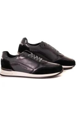 Baskets En Cuir Homme Le Formier Marius Anthracite