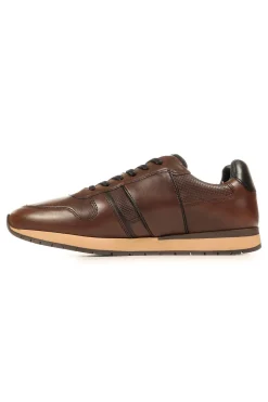 Baskets En Cuir Homme Redskins Affairo Chataigne