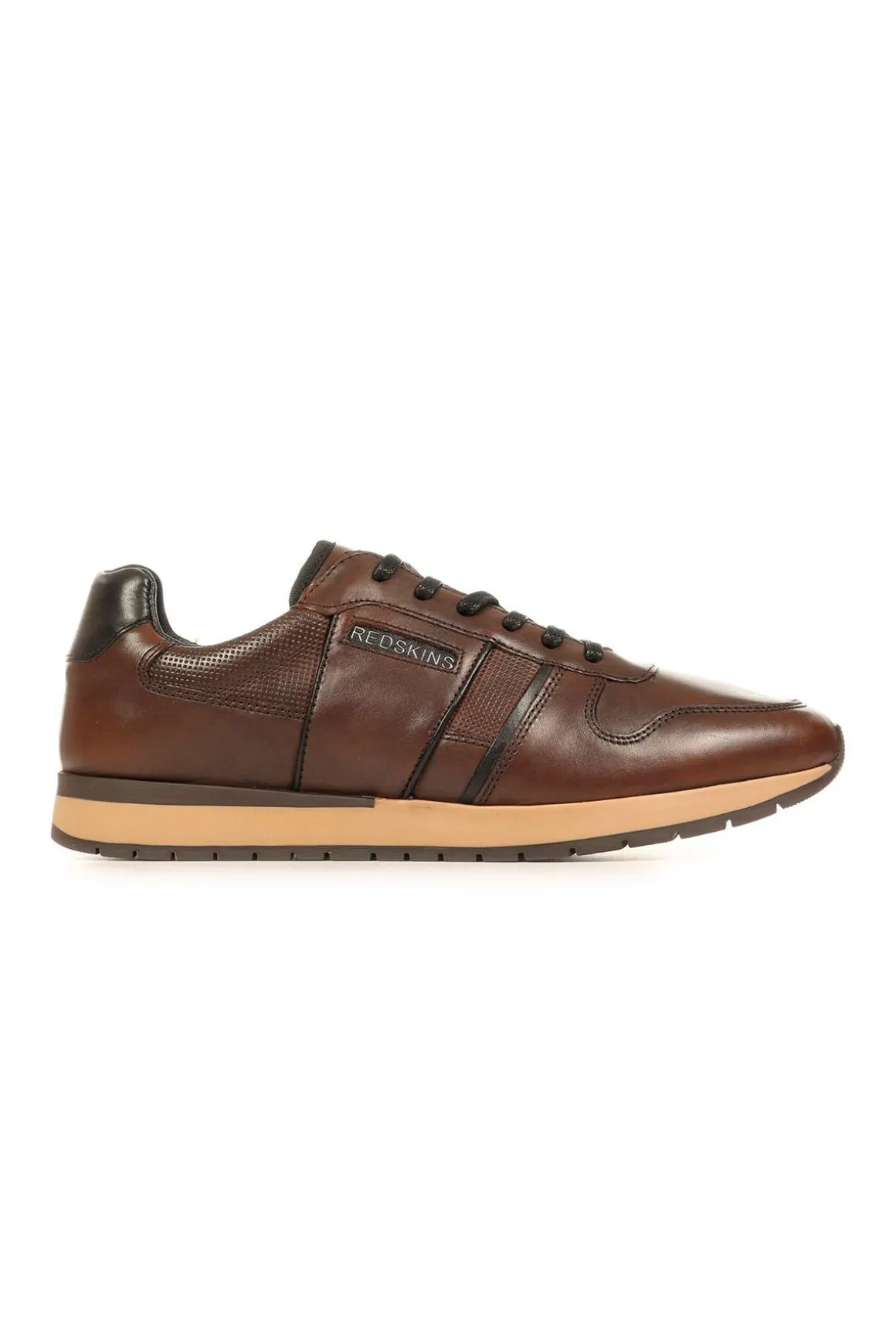 Baskets En Cuir Homme Redskins Affairo Chataigne