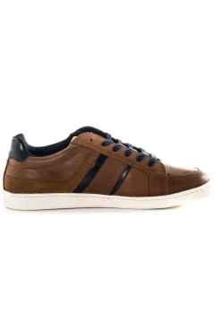 Baskets En Cuir Homme Redskins Falko Cognac
