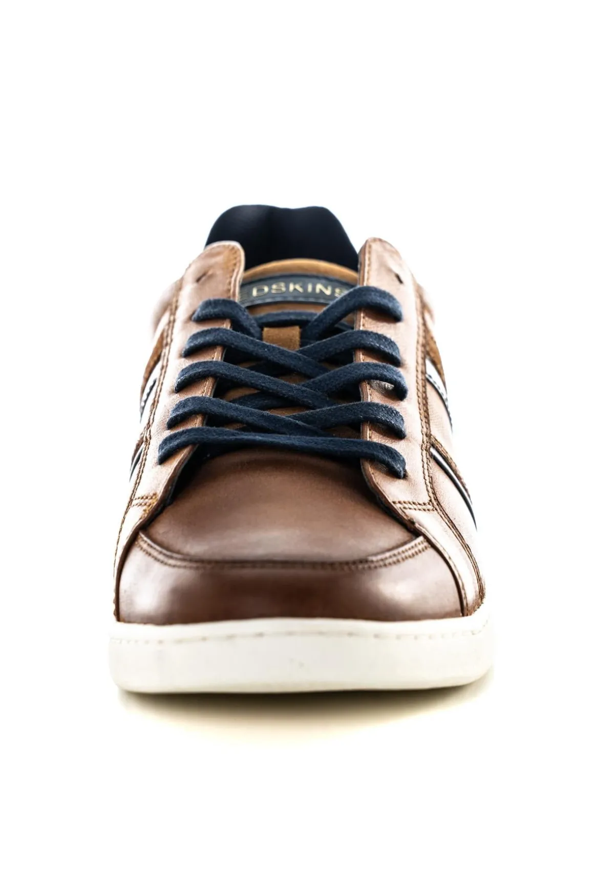 Baskets En Cuir Homme Redskins Falko Cognac
