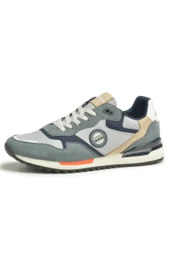 Baskets En Cuir Homme Redskins Oyati Jean+Gris