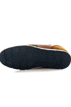 Baskets En Cuir Homme Redskins Adore Cognac Marine