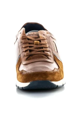 Baskets En Cuir Homme Redskins Adore Cognac Marine