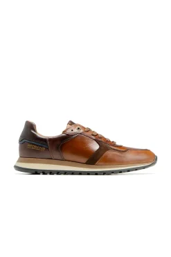 Baskets En Cuir Homme Redskins Marano Cognac Chataigne