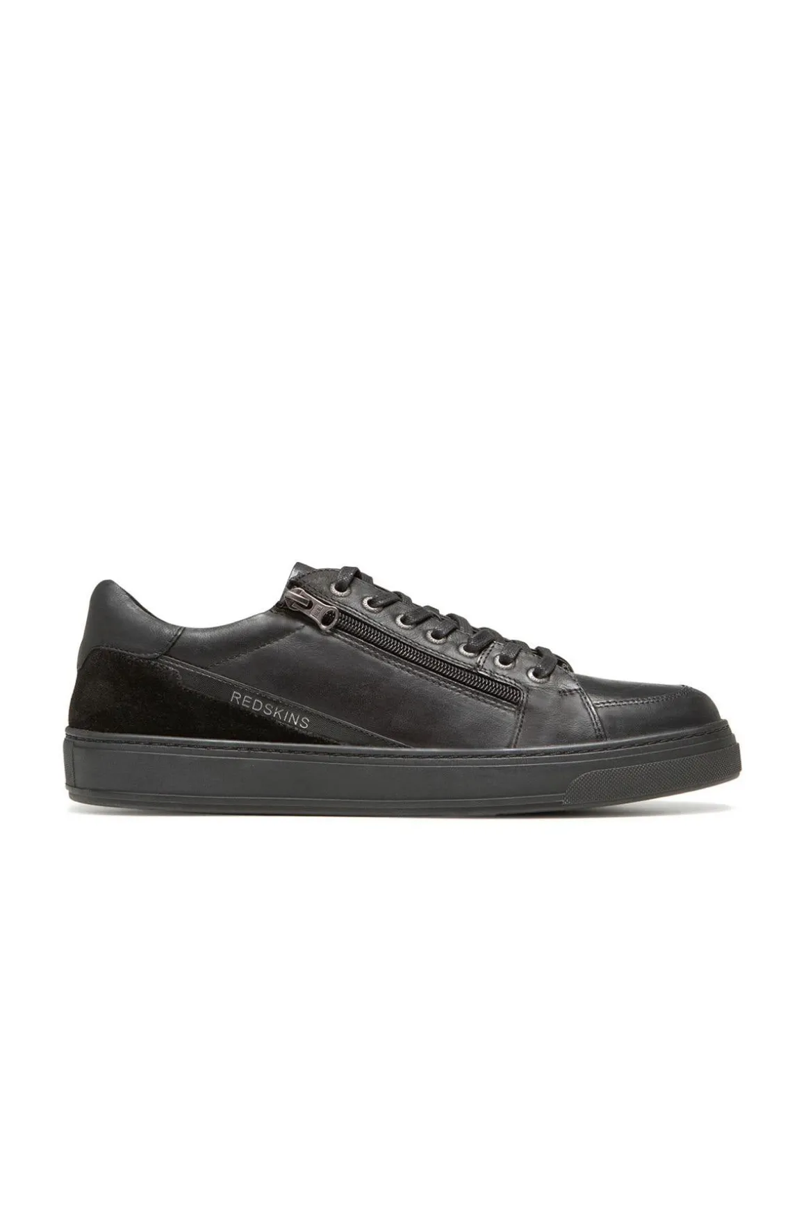 Baskets En Cuir Homme Redskins Decent Noir Noir