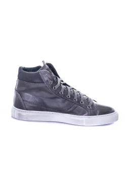 Baskets En Cuir Homme Redskins Nerino Anthracite