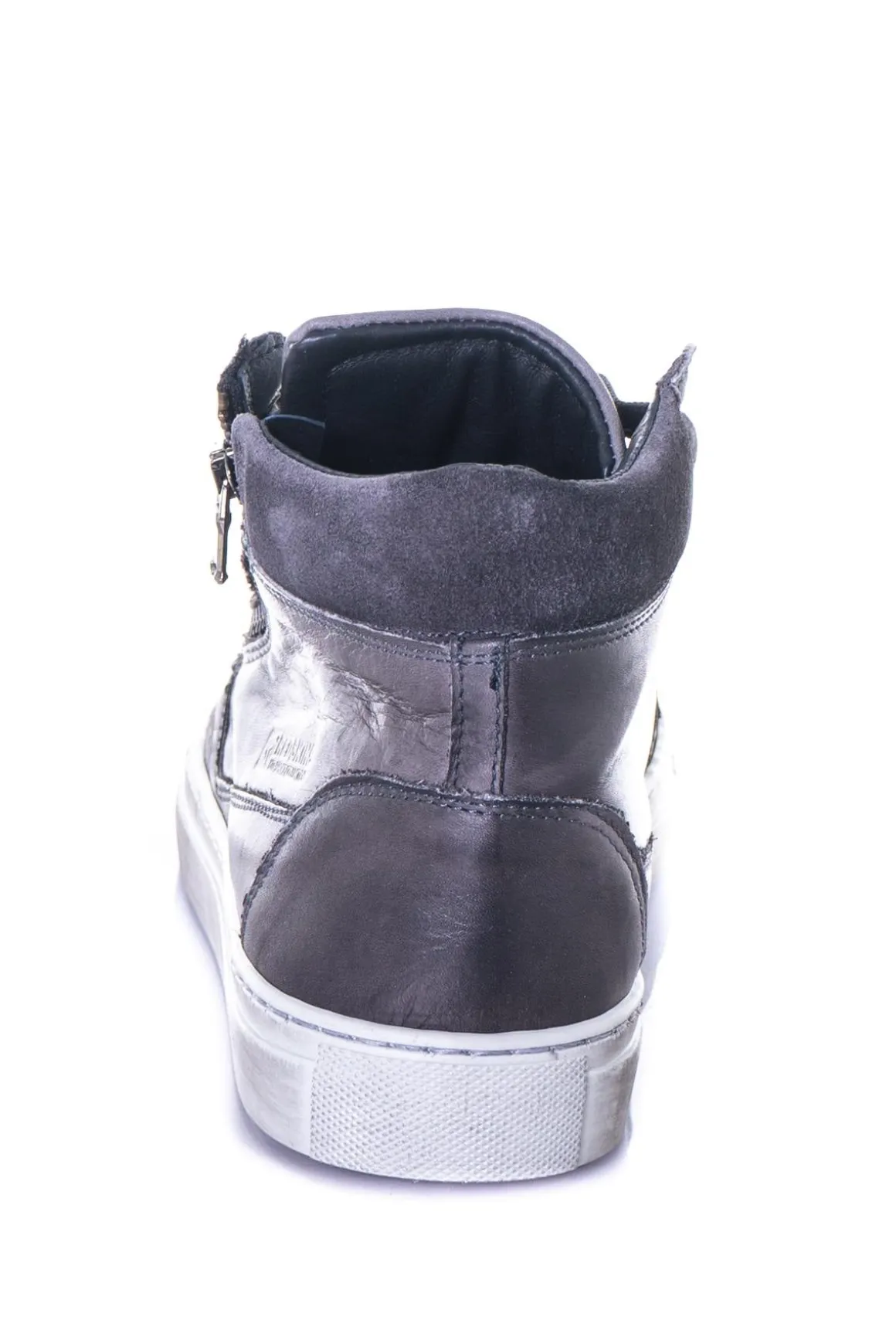 Baskets En Cuir Homme Redskins Nerino Anthracite