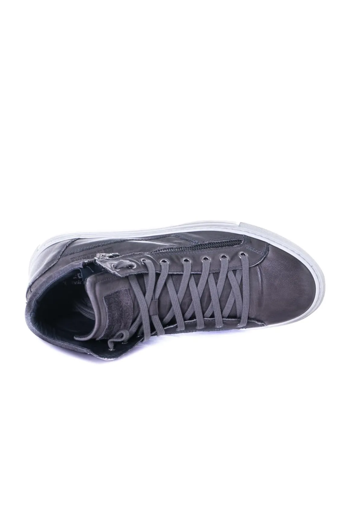 Baskets En Cuir Homme Redskins Nerino Anthracite