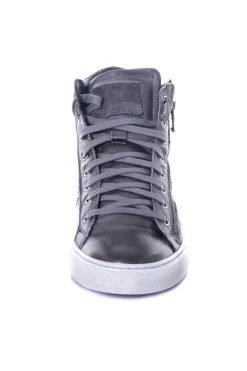 Baskets En Cuir Homme Redskins Nerino Anthracite