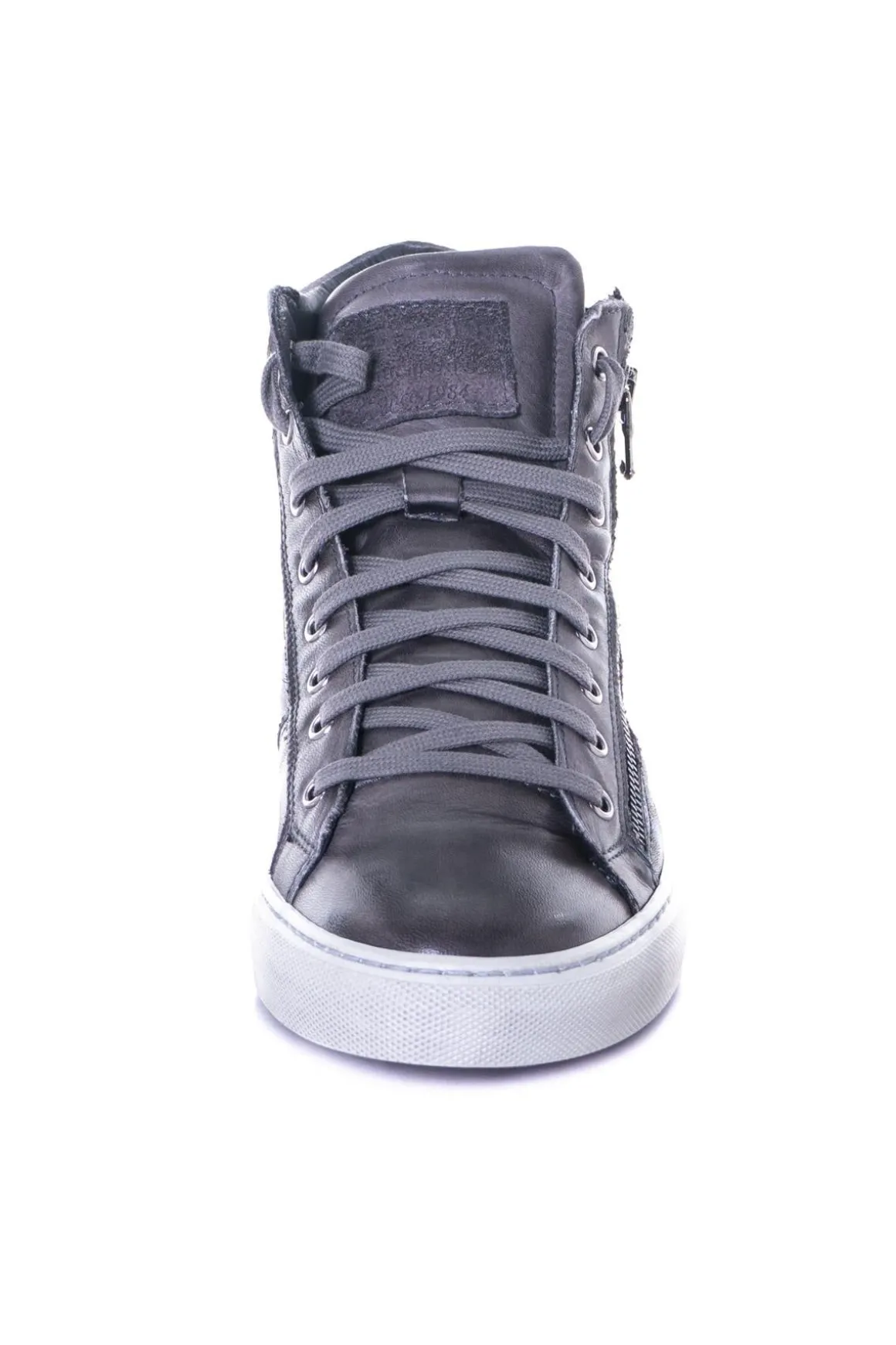 Baskets En Cuir Homme Redskins Nerino Anthracite