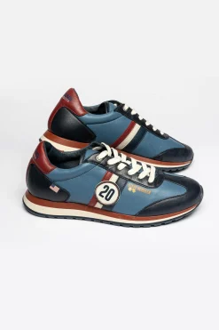 Baskets En Cuir Homme Steve Mcqueen Cool Blue