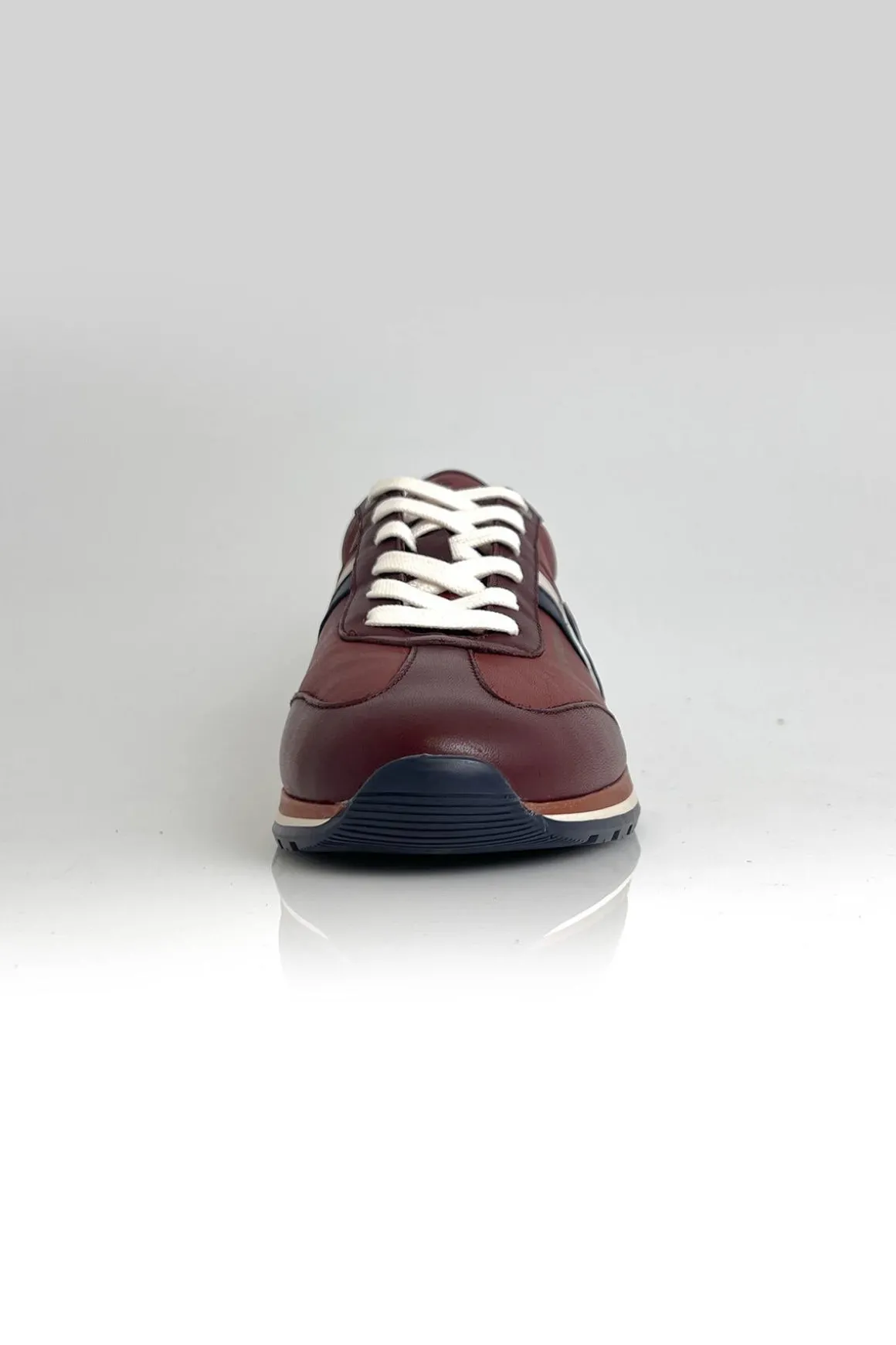 Baskets En Cuir Homme Steve Mcqueen Cool Dark Red