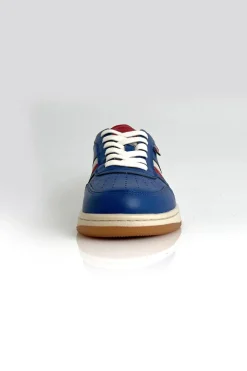 Baskets En Cuir Homme Steve Mcqueen Bull Ocean Blue