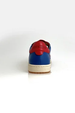 Baskets En Cuir Homme Steve Mcqueen Bull Ocean Blue