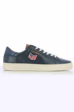 Baskets En Cuir Homme Steve Mcqueen Mac Coy Navy