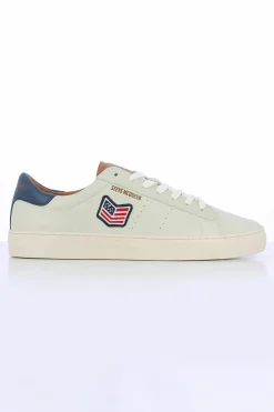 Baskets En Cuir Homme Steve Mcqueen Mac Coy Ecru