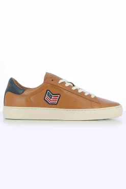 Baskets En Cuir Homme Steve Mcqueen Mac Coy Camel