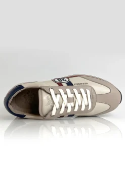 Baskets En Cuir Homme Steve Mcqueen Cool Ecru