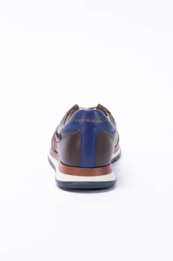 Baskets En Cuir Homme Steve Mcqueen Cool Dark Brown