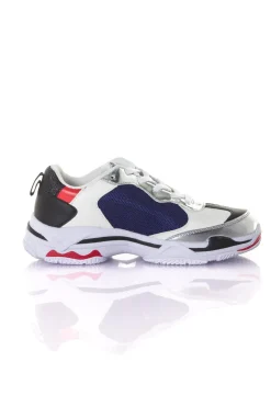 Baskets En Toile Femme Kaporal Shoes Matea Bleu Argent