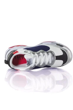 Baskets En Toile Femme Kaporal Shoes Matea Bleu Argent