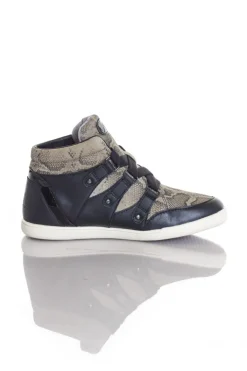 Baskets En Toile Femme Redskins Glissan Noir Beige
