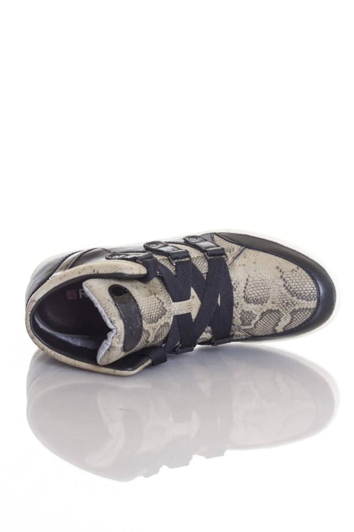 Baskets En Toile Femme Redskins Glissan Noir Beige