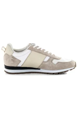 Baskets En Toile Homme Aeronautica Militare 231Sc246Ct3106 94401 Off White Panna Beige