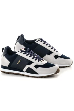 Baskets En Toile Homme Aeronautica Militare 231Sc246Ct3106 94402 Blu Grigio