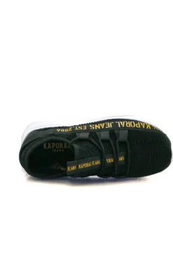 Baskets En Toile Homme Kaporal Shoes Dofino Noir/Camel