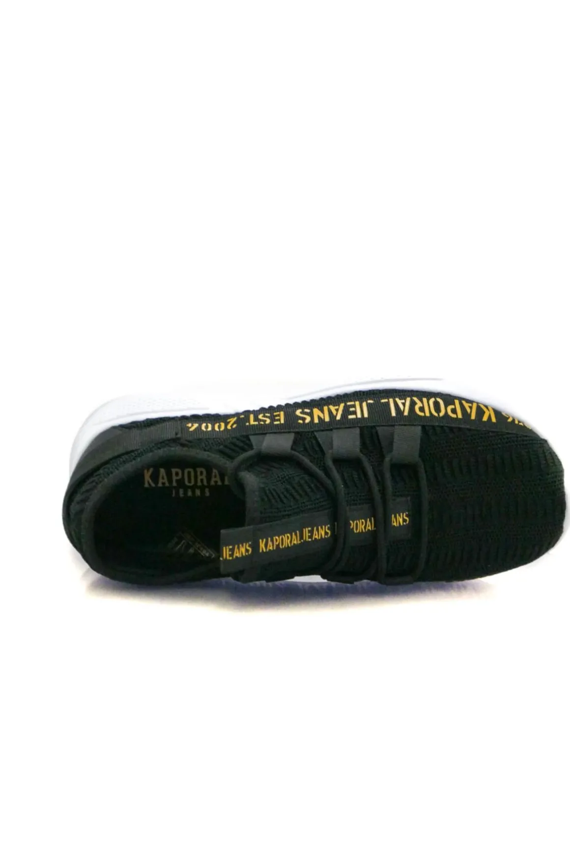 Baskets En Toile Homme Kaporal Shoes Dofino Noir/Camel