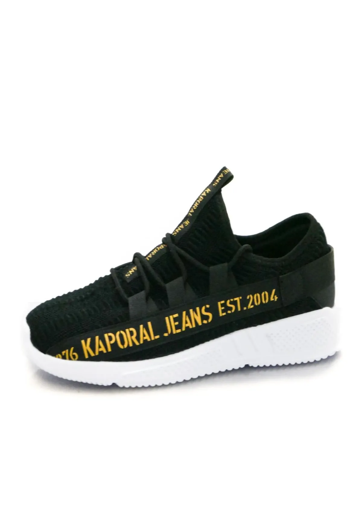 Baskets En Toile Homme Kaporal Shoes Dofino Noir/Camel