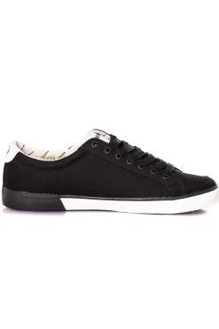 Baskets En Toile Homme Redskins Sabari 2 Noir Blanc