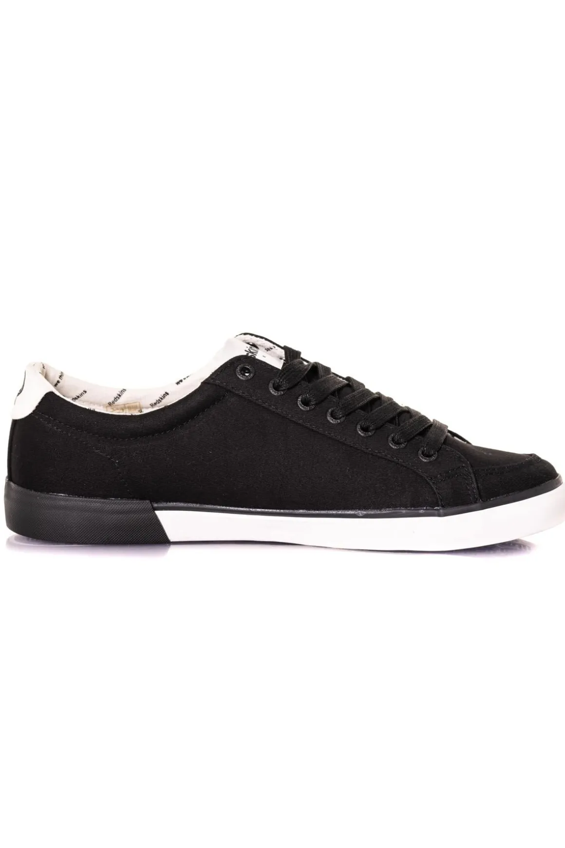 Baskets En Toile Homme Redskins Sabari 2 Noir Blanc