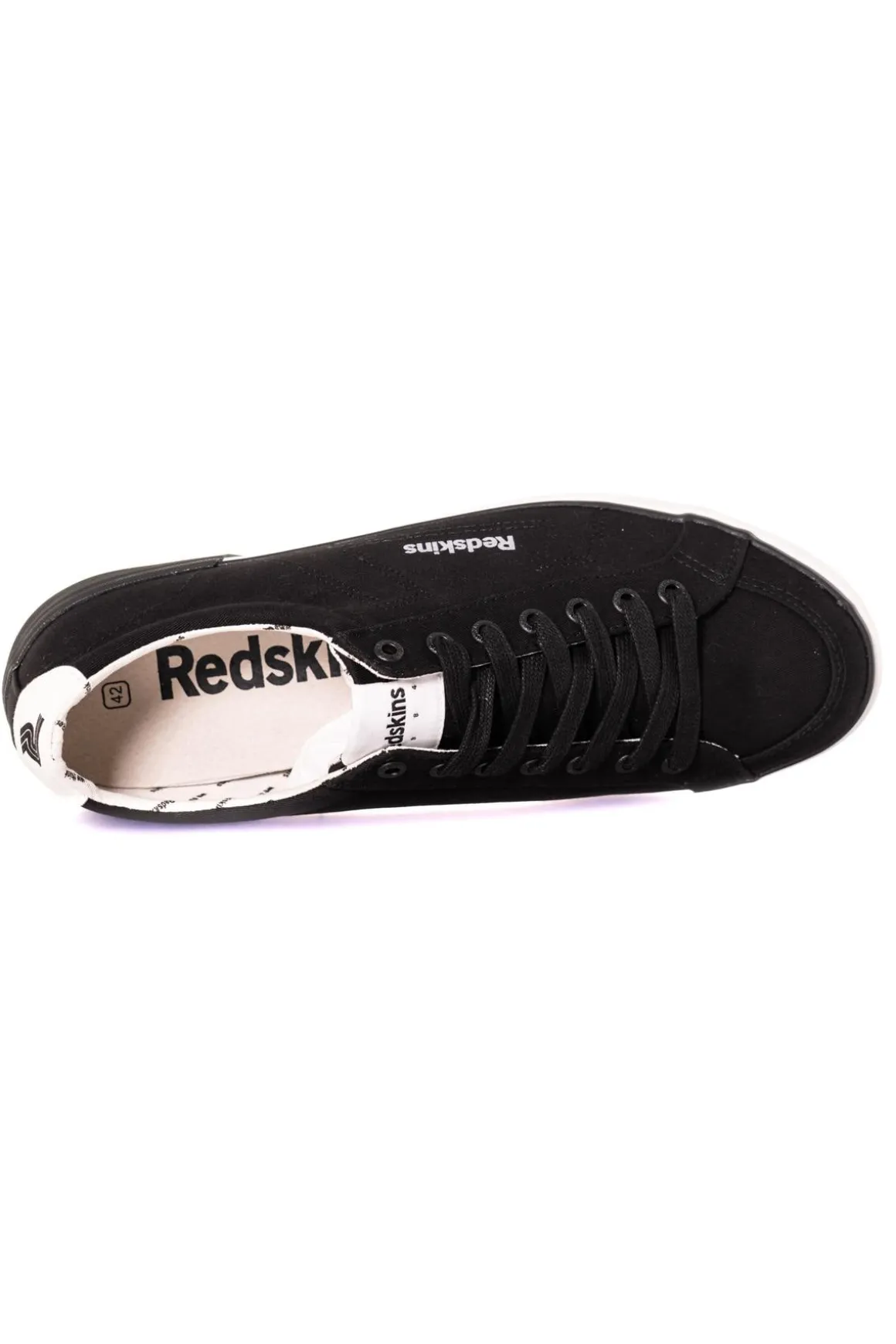 Baskets En Toile Homme Redskins Sabari 2 Noir Blanc