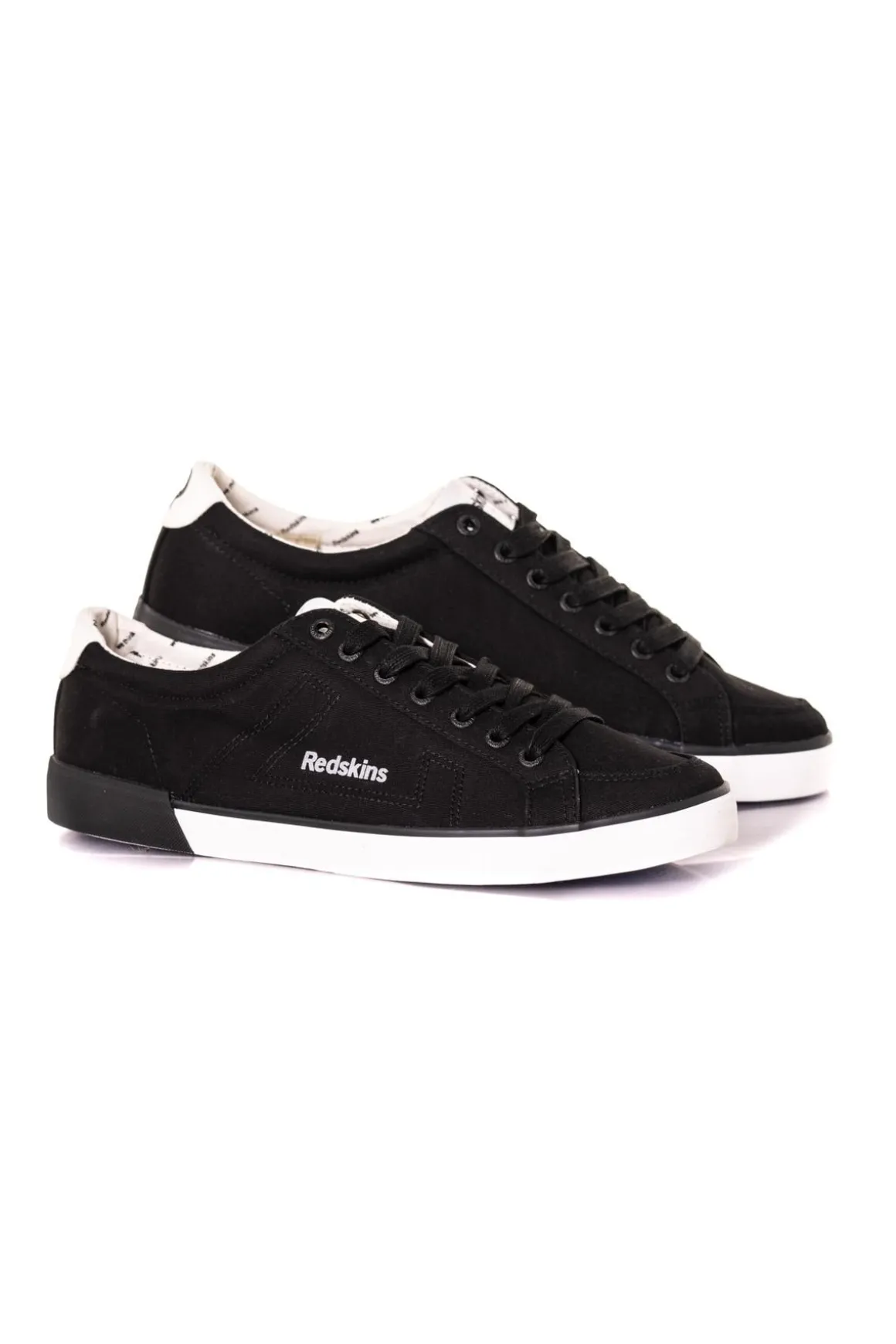 Baskets En Toile Homme Redskins Sabari 2 Noir Blanc
