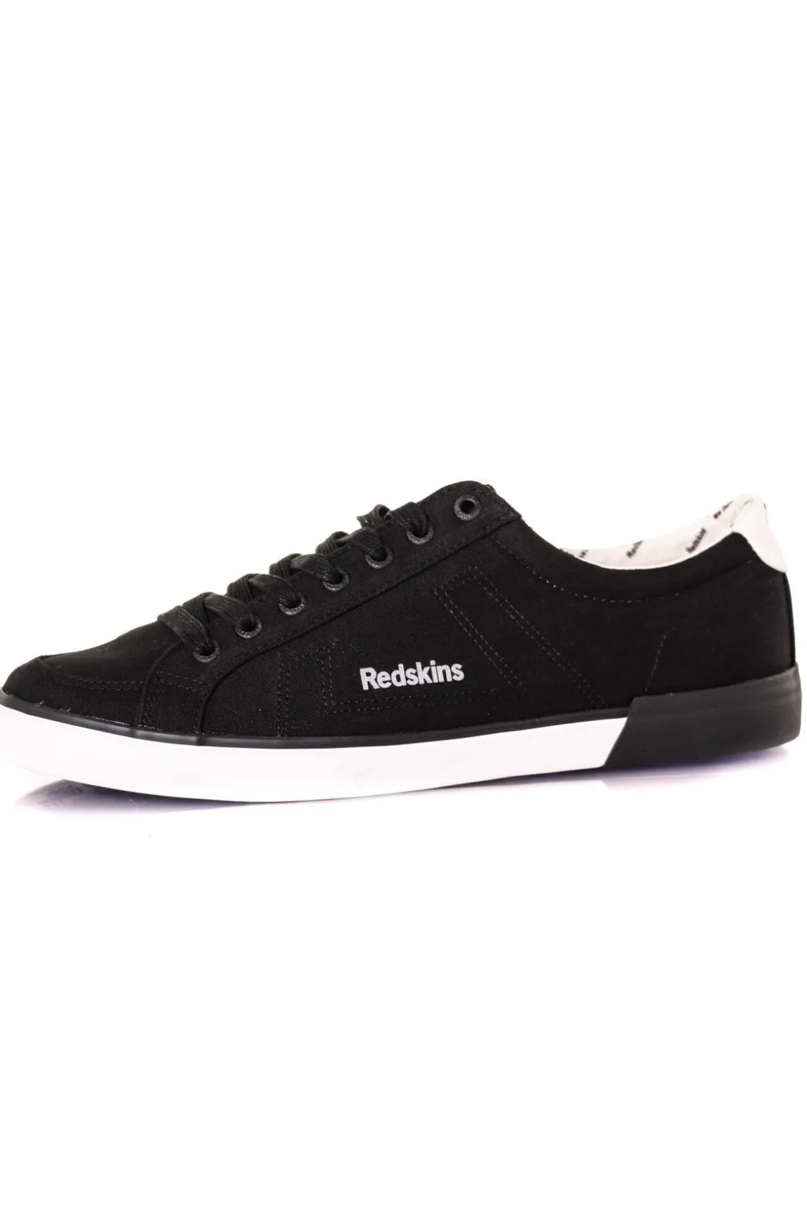 Baskets En Toile Homme Redskins Sabari 2 Noir Blanc