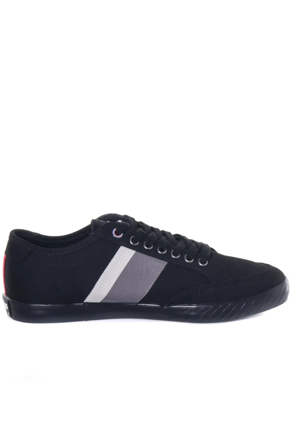 Baskets En Toile Homme Redskins Rocher Noir Gris
