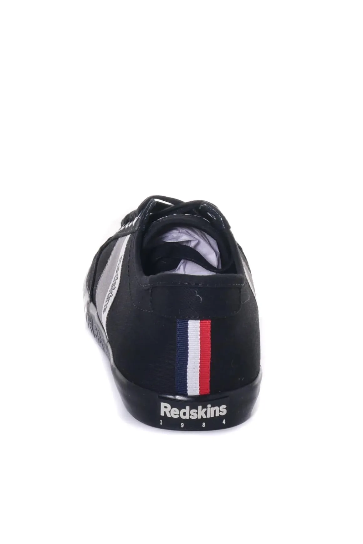 Baskets En Toile Homme Redskins Rocher Noir Gris