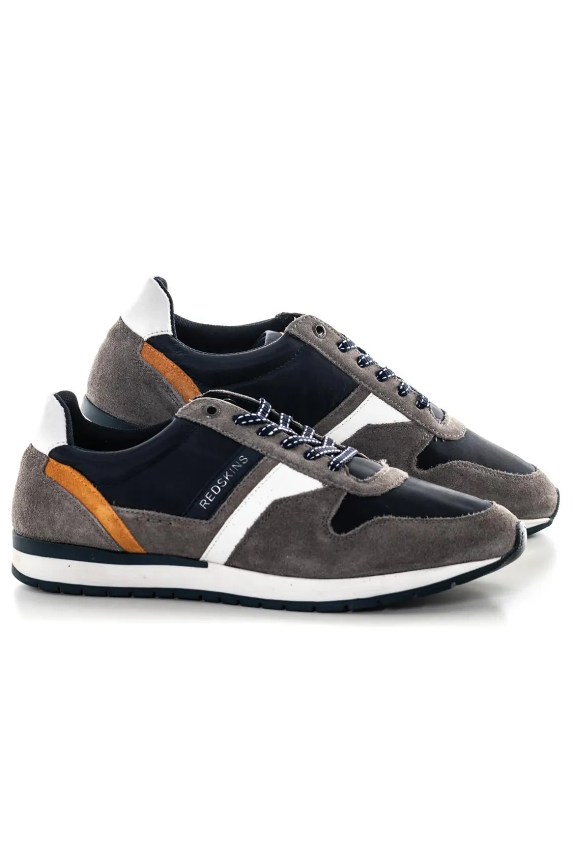 Baskets En Toile Homme Redskins Nixor Gris Marine