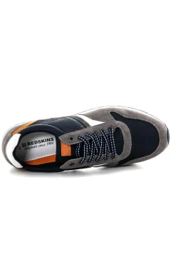Baskets En Toile Homme Redskins Nixor Gris Marine
